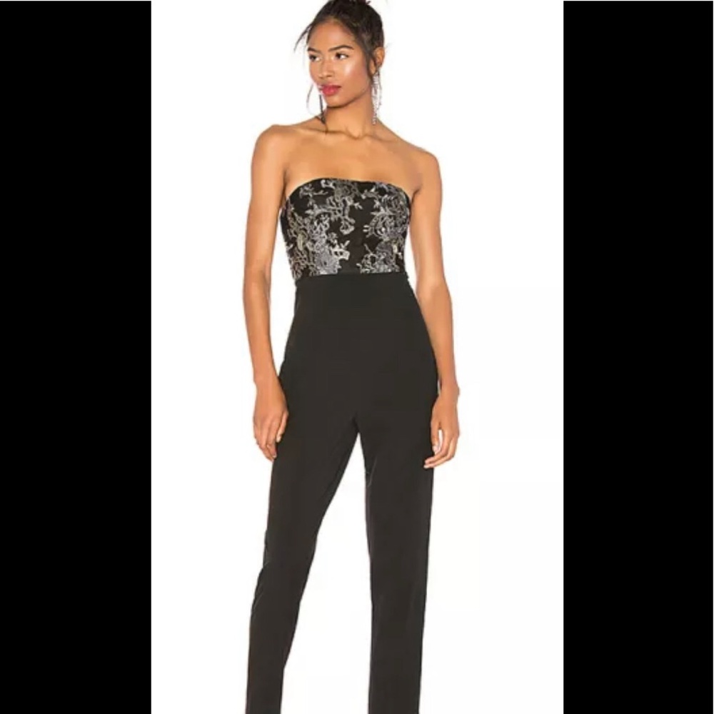 NWT! BCBG MAXAZRIA Bluestone Strapless Jumpsuit S